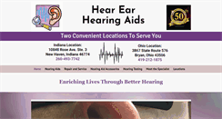 Desktop Screenshot of ftwaynehearingaids.com