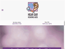 Tablet Screenshot of ftwaynehearingaids.com